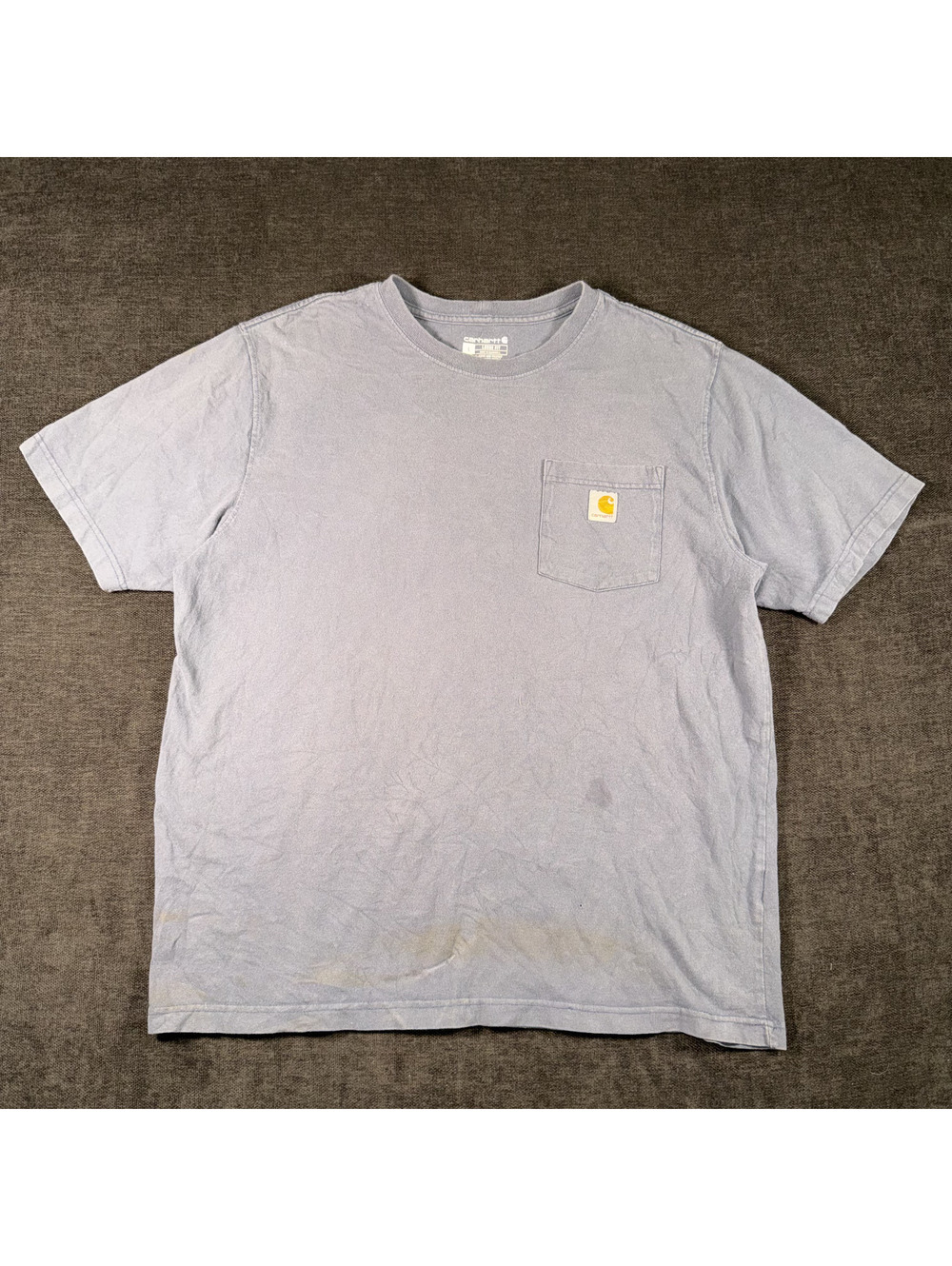 Carhartt Loose Fit Large Blue/Gray Pocket T-Shirt